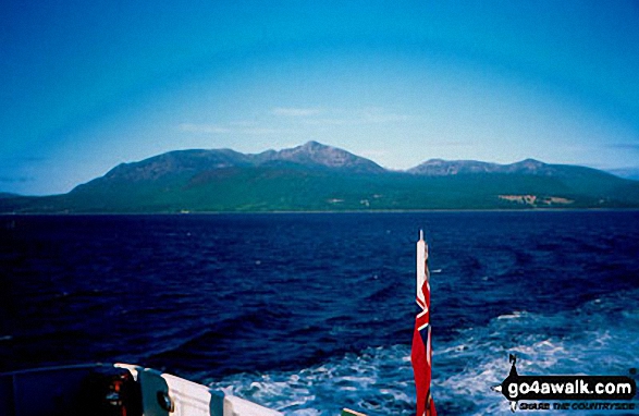 The Isle fo Arran from The Firth of Clyde 