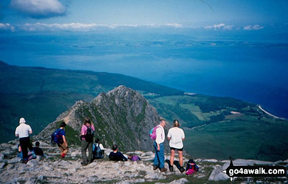 Walk Goatfell (Goat Fell) walking UK Mountains in The South Western Isles  North Ayrshire, Scotland