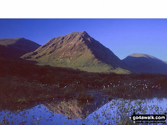 Walk Stob a' Ghlais Choire (Creise) walking UK Mountains in Loch Leven to Connel Bridge, Strath of Orchy and Glen Lochy  Highland, Scotland