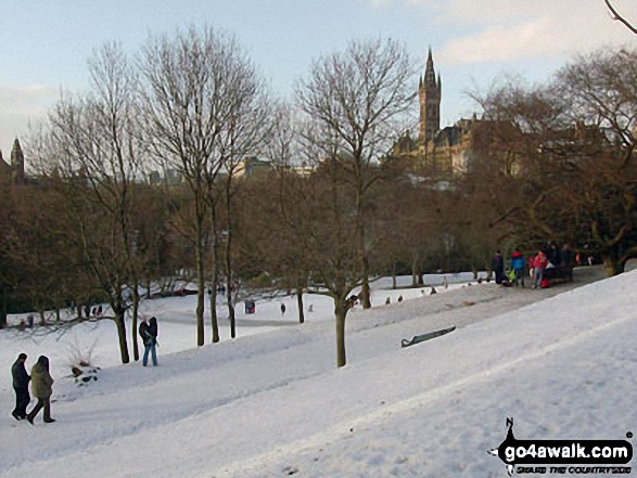 Glasgow in the snow 