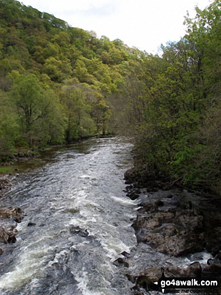 Garbh Uisge looking South towards The Falls of Leny 