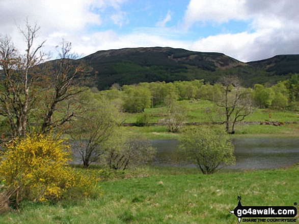 Looking East across Garbh Uisge from The Rob Roy Way 