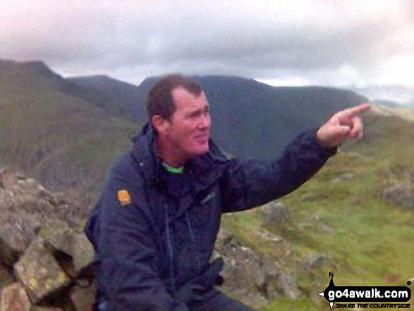 My best mate, Graham Johnstone on Yewbarrow in The Lake District Cumbria England