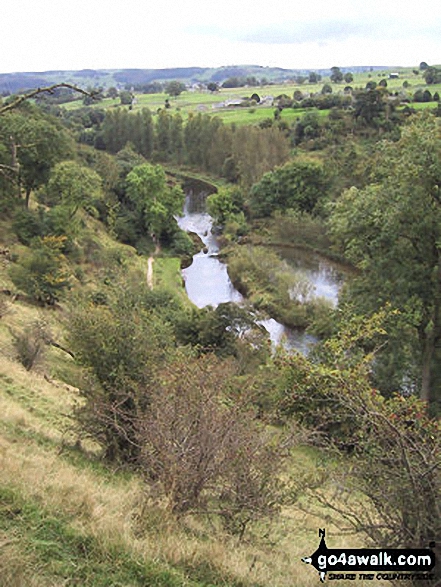 Walk d105 Over Haddon and Lathkill Dale from Monyash - Lathkill Dale