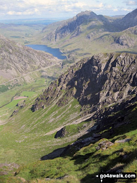 Llyn Ogwen and Tryfan from Foel-goch