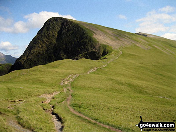 Foel-goch from Bwlch y Brecan 