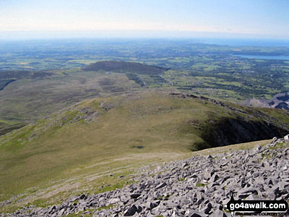 Walk Carnedd y Filiast (Glyderau) (North Top) walking UK Mountains in The Glyders (or Glyderau) Snowdonia National Park Gwynedd, Wales