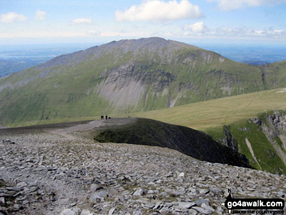 Walk Elidir Fawr walking UK Mountains in The Glyders (or Glyderau) Snowdonia National Park Gwynedd, Wales