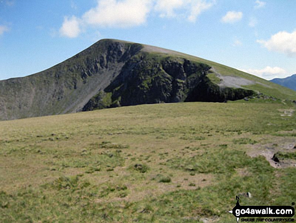 Walk gw194 Y Garn (Glyderau), Foel-goch, Mynydd Perfedd, Carnedd y Filiast (Glyderau) and Elidir Fawr from Nant Peris - Y Garn (Glyderau) from Bwlch y Cywion