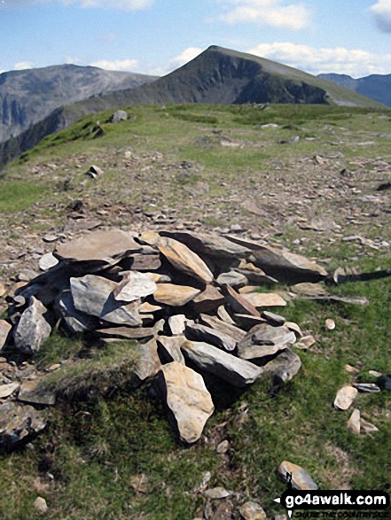 Glyder Fach and Y Garn (Glyderau) from Foel-goch summit