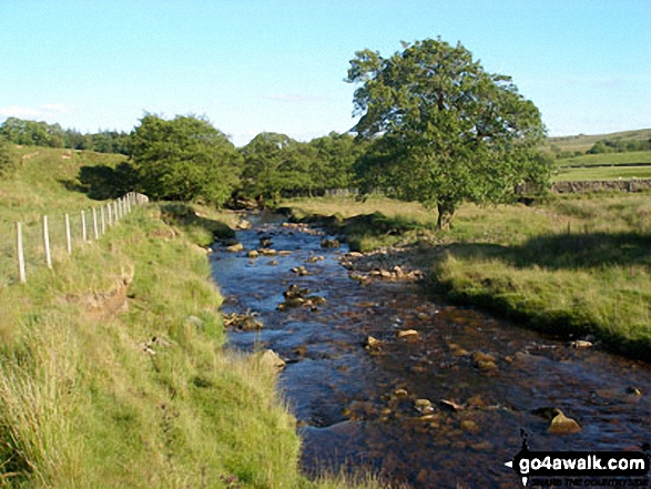 Walk l126  Longridge Fell (Spire Hill) from Jeffrey Hill - The River Hodder