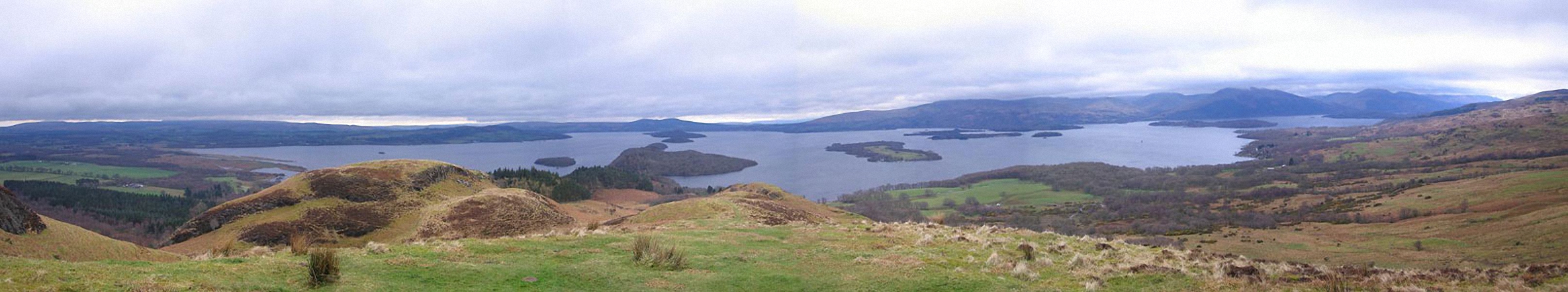 Walk st105 Conic Hill from Balmaha, Loch Lomond - Loch Lomond from Conic Hill