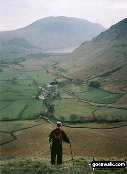 Illgill Head and Wasdale from Kirk Fell