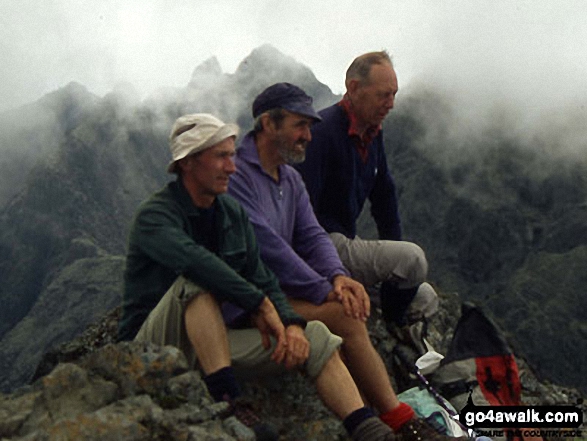 Me and my best two friends on Sgurr Na Banachdich in The Cuillin Isle Of Skye Scotland