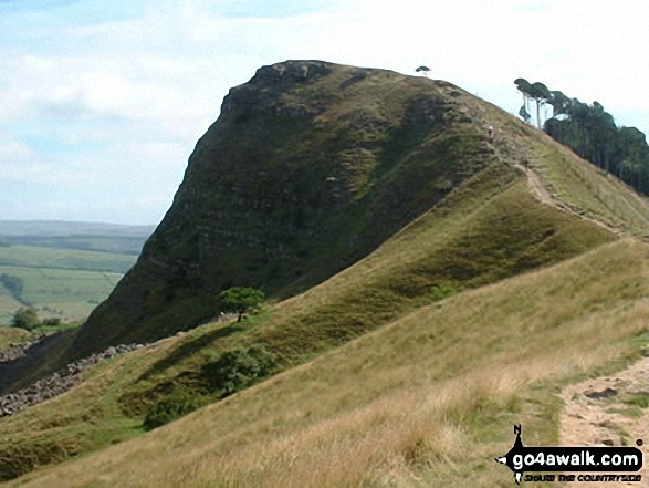 Walk d123 Mam Tor via Cavedale from Castleton - Back Tor from Hollins Cross