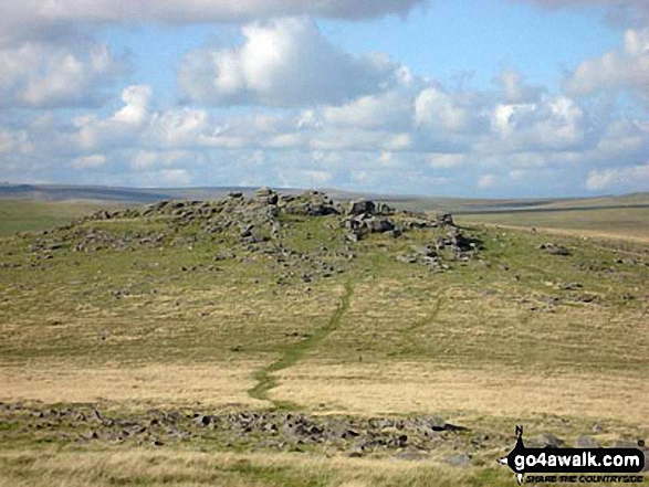 Walk de135 Great Mis Tor and Great Staple Tor from Merrivale - Roos Tor from Great Staple Tor