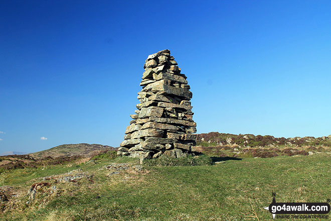 The beacon on the summit of Brock Barrow (Top o' Selside) 