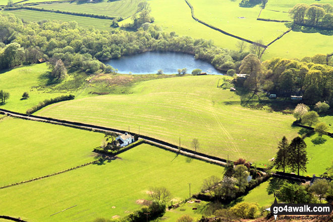 Allan Tarn from the summit of Brock Barrow (Top o' Selside)