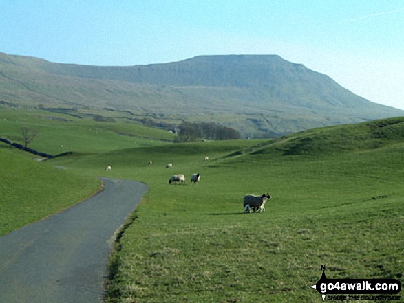 Ingleborough from Chapel-le-Dale