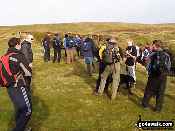 Walk ny146 High Green Field Knott (Cosh Knott) from Horton in Ribblesdale - At Hull Pot