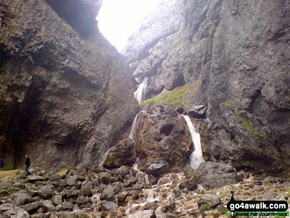 Walk ny159 Gordale Scar and Malham Cove from Malham - Gordale Scar near Malham