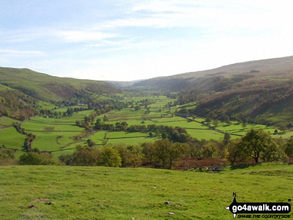 Walk ny133 Yockenthwaite from Buckden - Beautiful Wharfedale