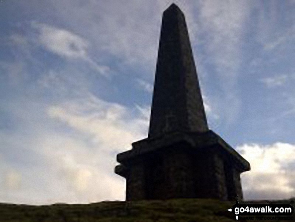 Walk wy110 Stoodley Pike and Warlands Reservoir from Lobb Mil, Todmorden - Stoodley Pike