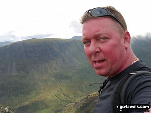 Me on Striding Edge 