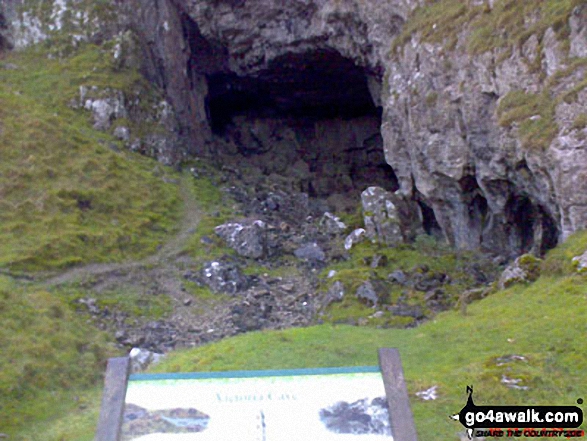 Walk ny216 Victoria Cave from Settle - The entrance to Victoria Cave