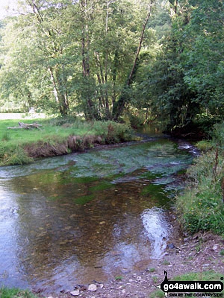 Walk so106 Haddon Hill and Wimbleball Lake from Bury - The River Haddeo in Hartford Bottom