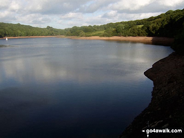 Walk so106 Haddon Hill and Wimbleball Lake from Bury - Wimbleball Lake from the Dam