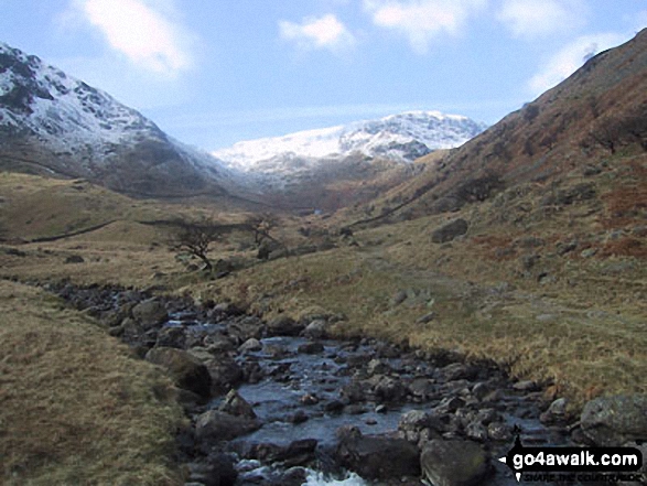 Walk c114 High Street from Mardale Head - Mardale Beck and High Street from Mardale Head, Haweswater Reservoir