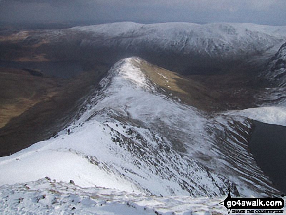 Walk Rough Crag (Riggindale) walking UK Mountains in The Far Eastern Fells The Lake District National Park Cumbria, England