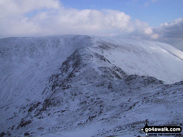 Walk c114 High Street from Mardale Head - Harter Fell from Mardale Ill Bell