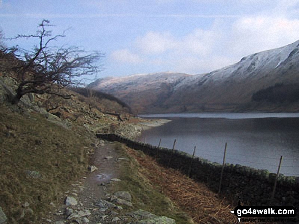 Walk c114 High Street from Mardale Head - Haweswater Reservoir near Mardale Head