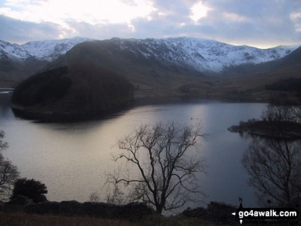 Walk c114 High Street from Mardale Head - High Street, The Rigg and Rough Crag (Riggindale) across Haweswater Reservoir