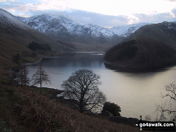 Walk c276 High Street and Harter Fell from Mardale Head - Harter Fell, Mardale Head and The Rigg across Haweswater Reservoir