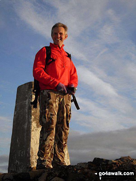 On the summit of Ben Nevis