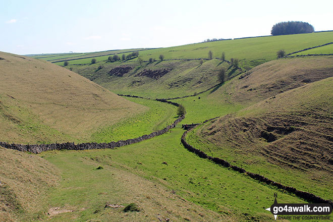 Walk d295 Bradford Dale, Long Dale, Gratton Dale and  Elton from Youlgreave - Long Dale