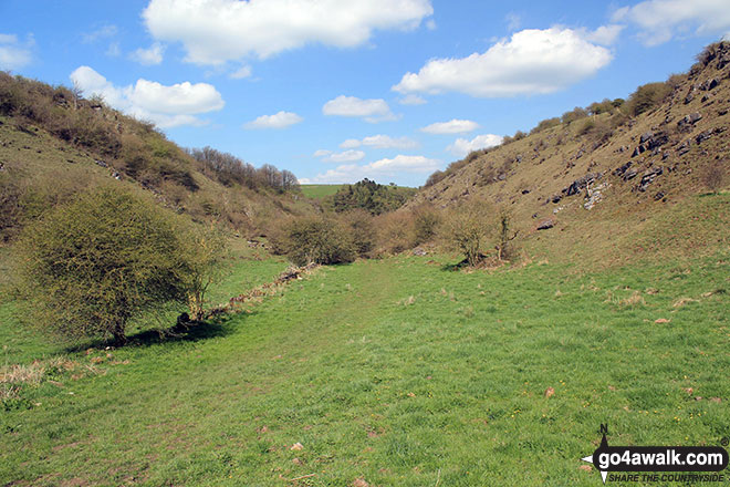 Walk d328 Gratton Dale and Elton Common from Elton - Gratton Dale