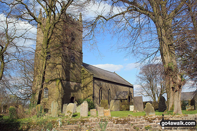 Walk d328 Gratton Dale and Elton Common from Elton - All Saints Church, Elton