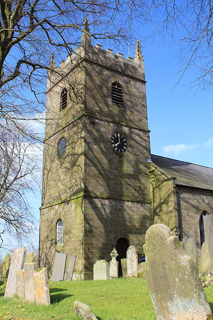 Walk d132 Gratton Dale and Winster from Elton - All Saints Church, Elton