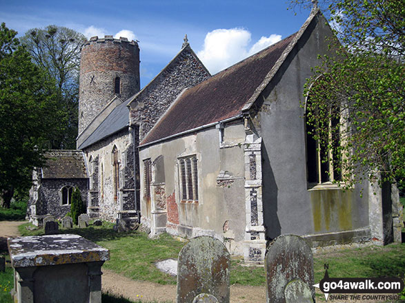 Burgh Castle church 