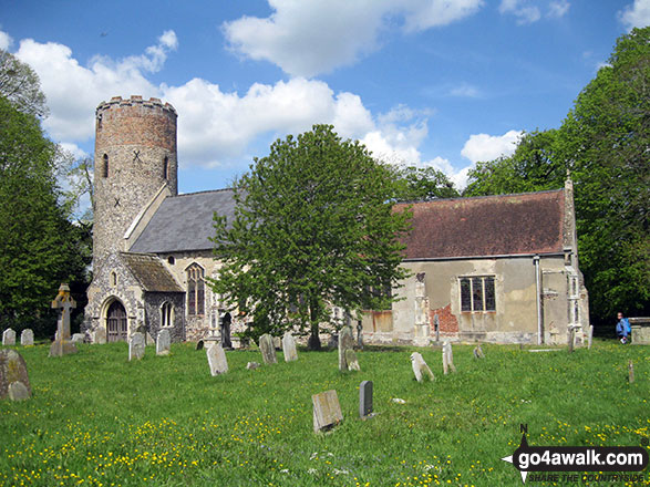 Burgh Castle church 