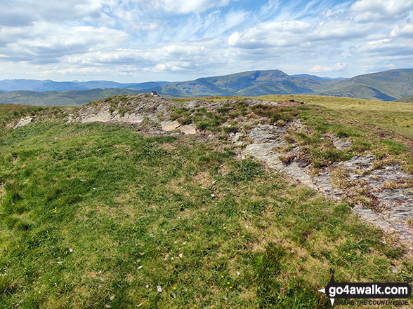 Walk c332 The Hagg Gill Round from Troutbeck - On the summit of Sallows