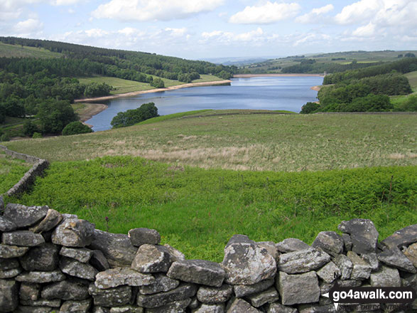 Walk d102 Burbage, Burbage Edge and Goyt's Moss from Errwood Reservoir - Errwood Reservoir from Goyt's Moss