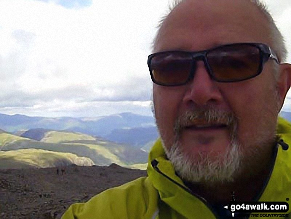 On the summit of Great Gable