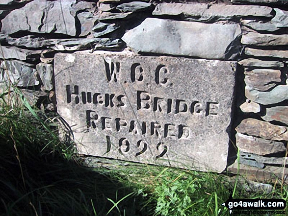 Walk c136 Mabbin Crag from Huck's Bridge - Huck's Bridge