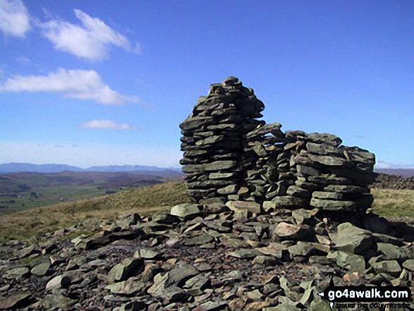 Walk Whinfell Beacon walking UK Mountains in The Far Eastern Marches The Lake District National Park Cumbria, England