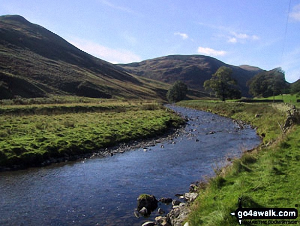 Walk c136 Mabbin Crag from Huck's Bridge - Borrowdale